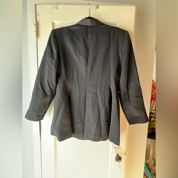 Vintage Christian Dior Tuxedo Blazer Double Breasted 16 - Picture 8 of 9